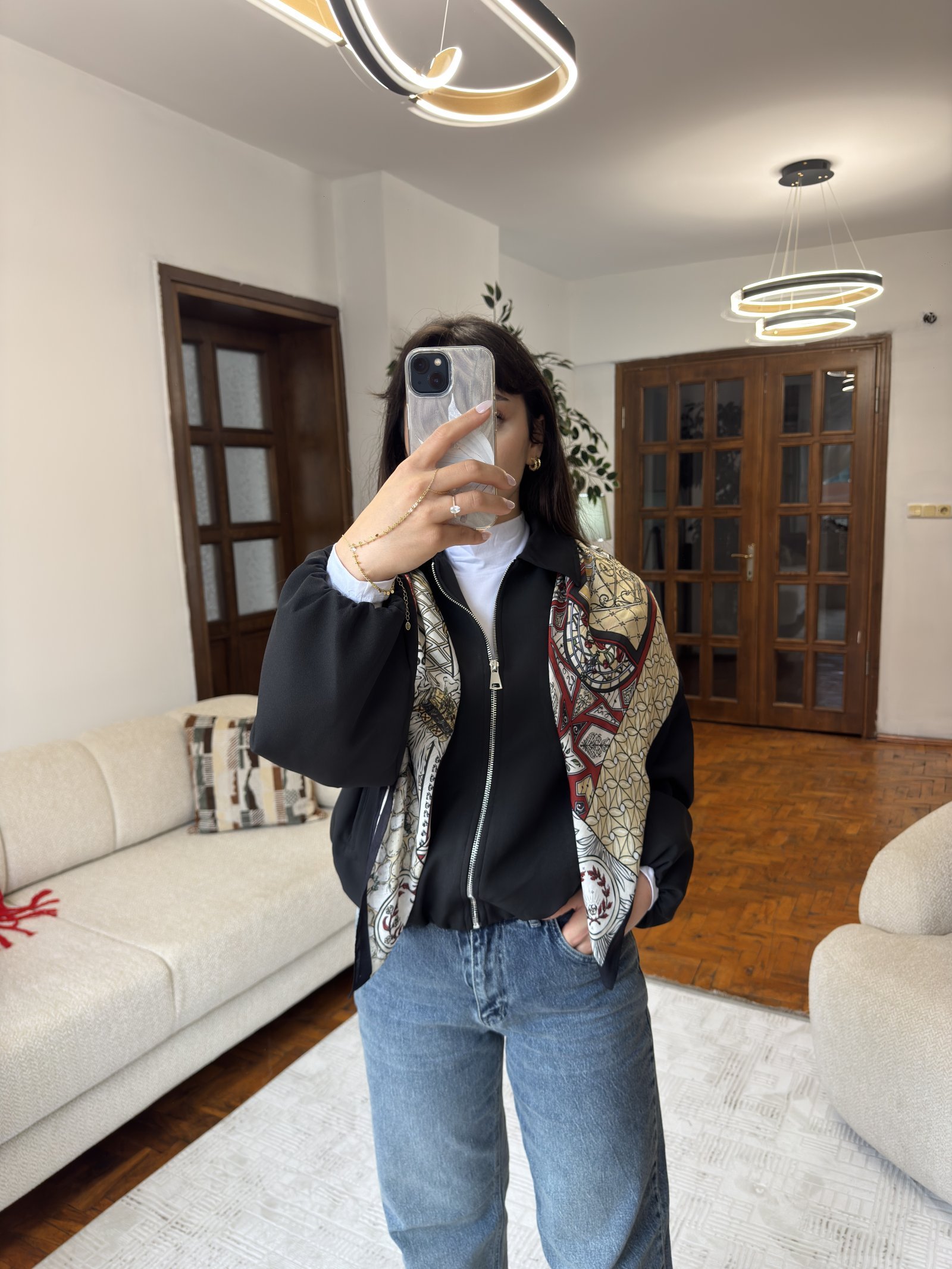 Bomber Ceket Siyah — görsel 6